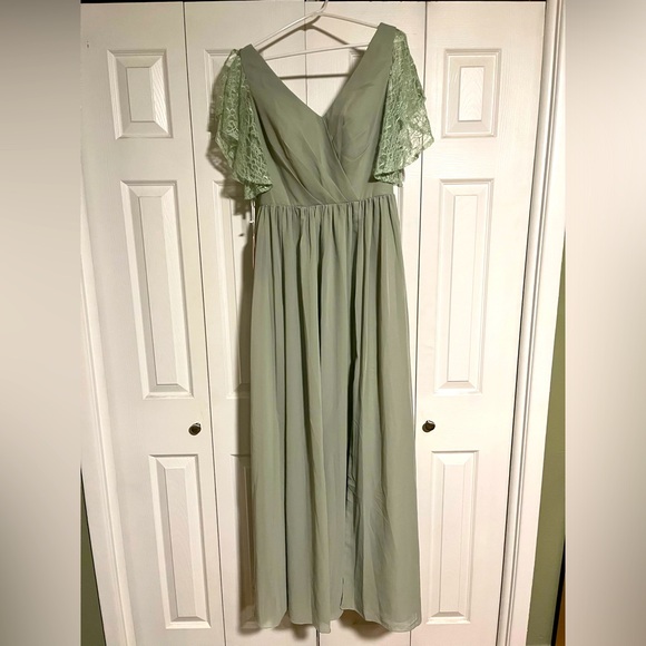Jj's House Celadon size 6 Bridesmaid dress #255843